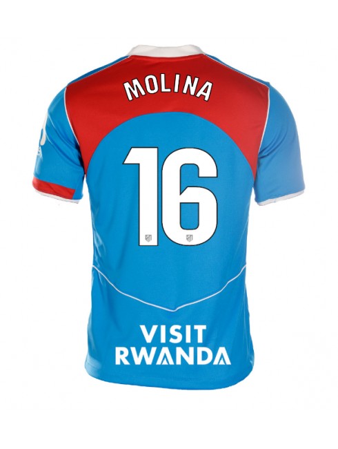 Atletico Madrid Nahuel Molina #16 Ausweichtrikot für Frauen 2025-26 Kurzarm Atletico Madrid Nahuel Molina #16 Ausweichtrikot für Frauen 2025-26 Kurzarm